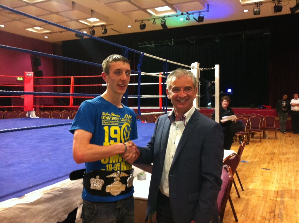 Sean Brett Congratulates Kickboxing Kings Winner Sean Brett Congratulates Kickboxing Kings Winner
