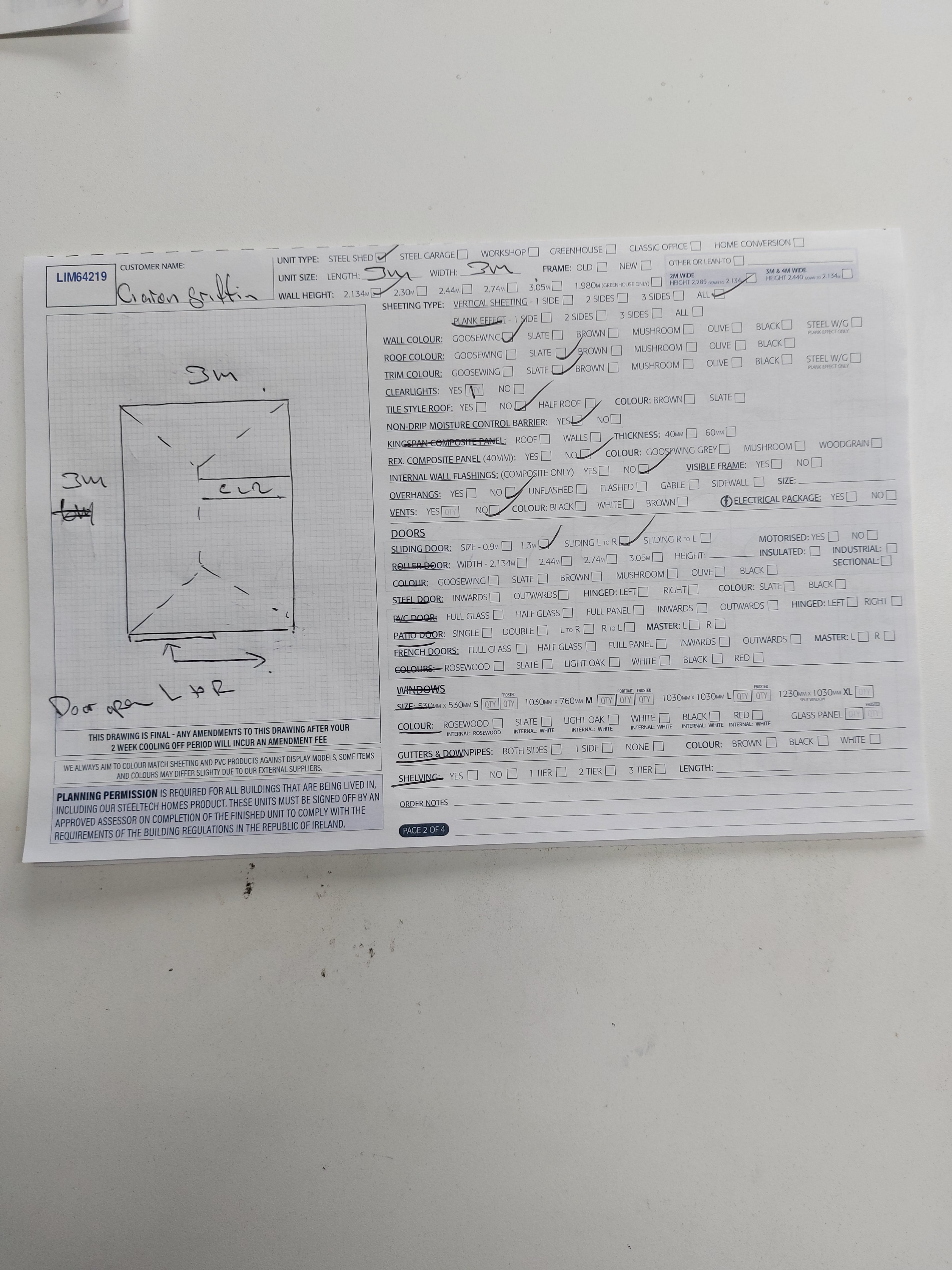 Upload Scanned Order Form - Page 2
