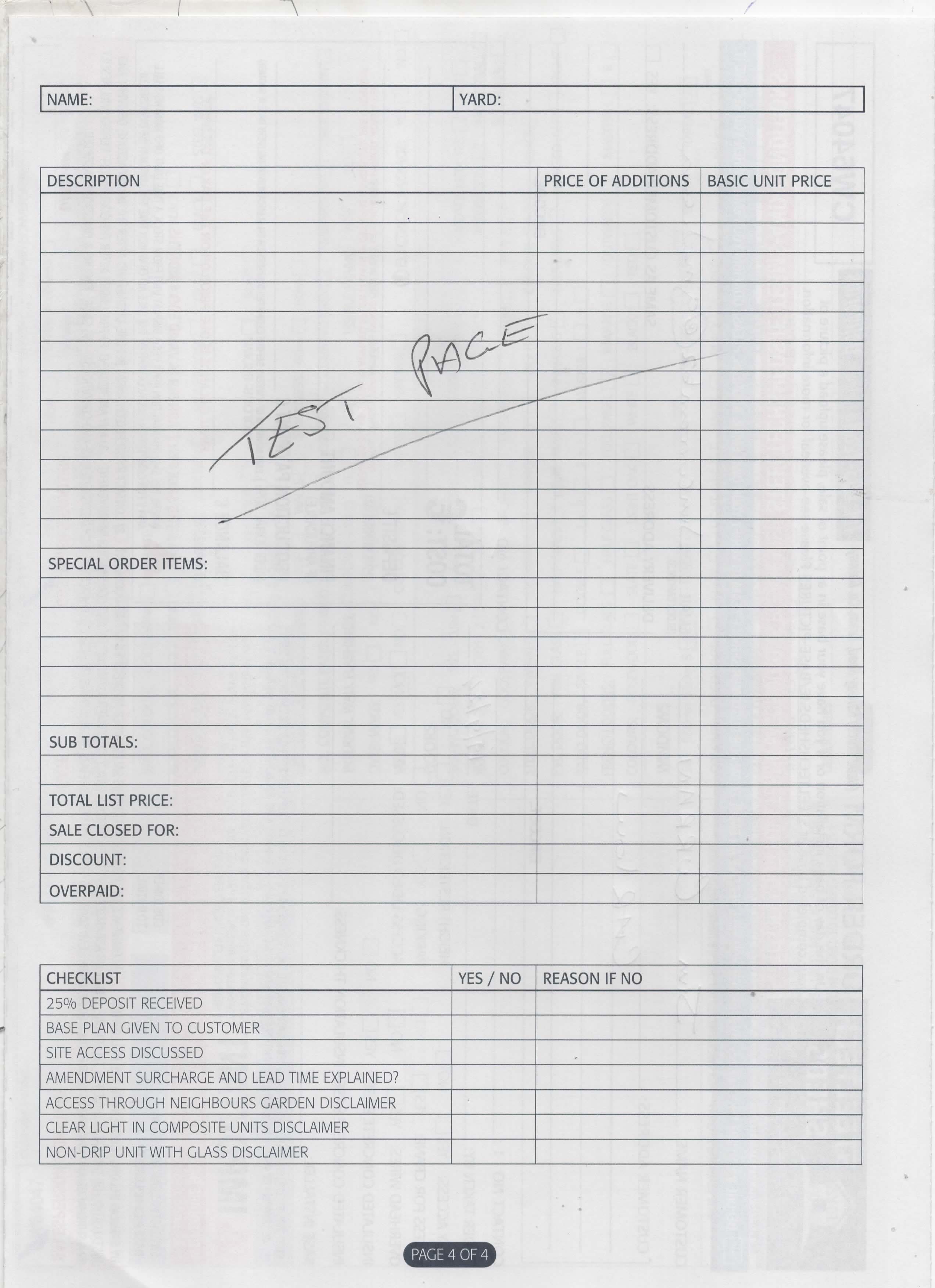 Upload Scanned PRICING PAGE