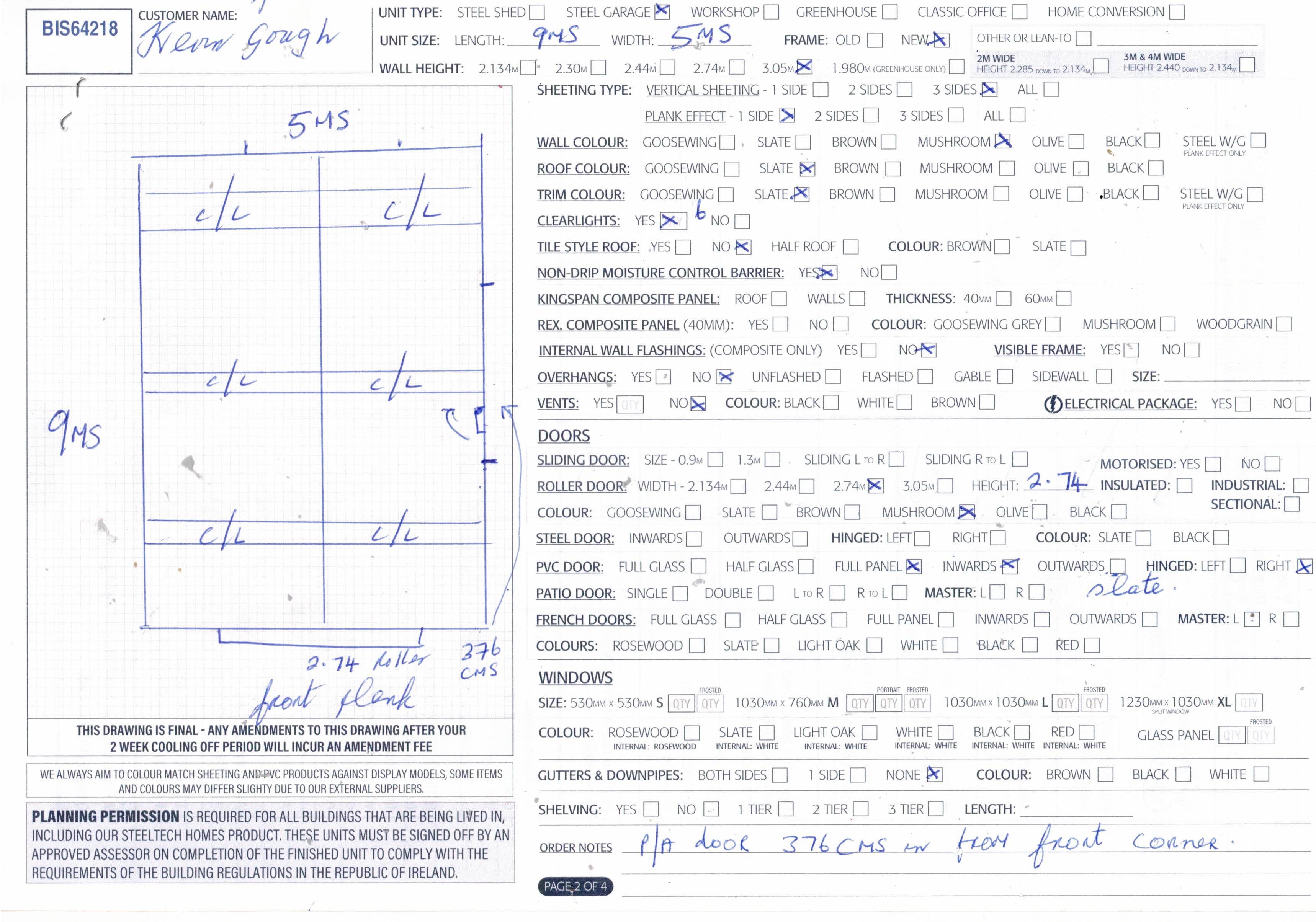 Upload Scanned Order Form - Page 2