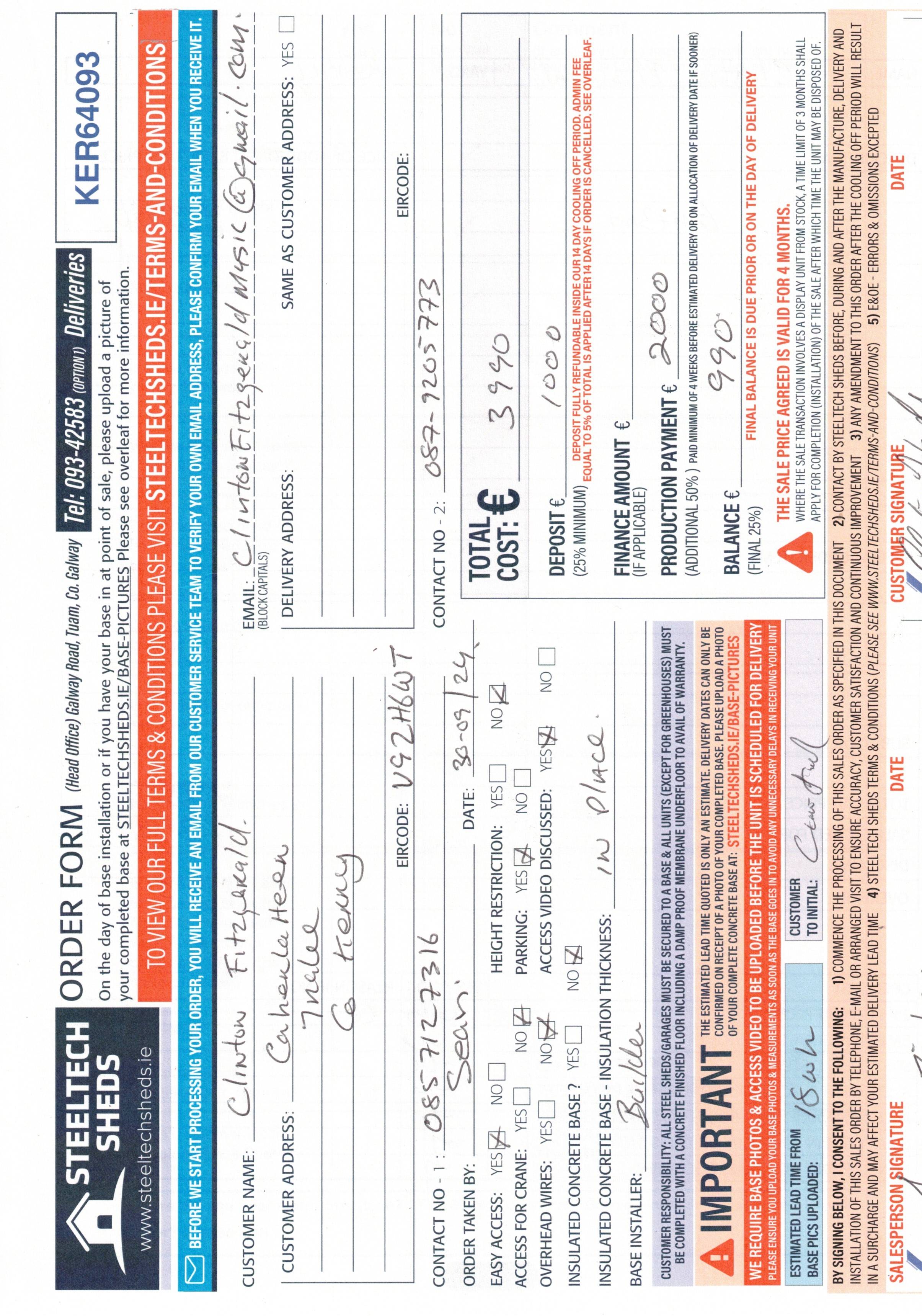 Upload Scanned Order Form - Page 1