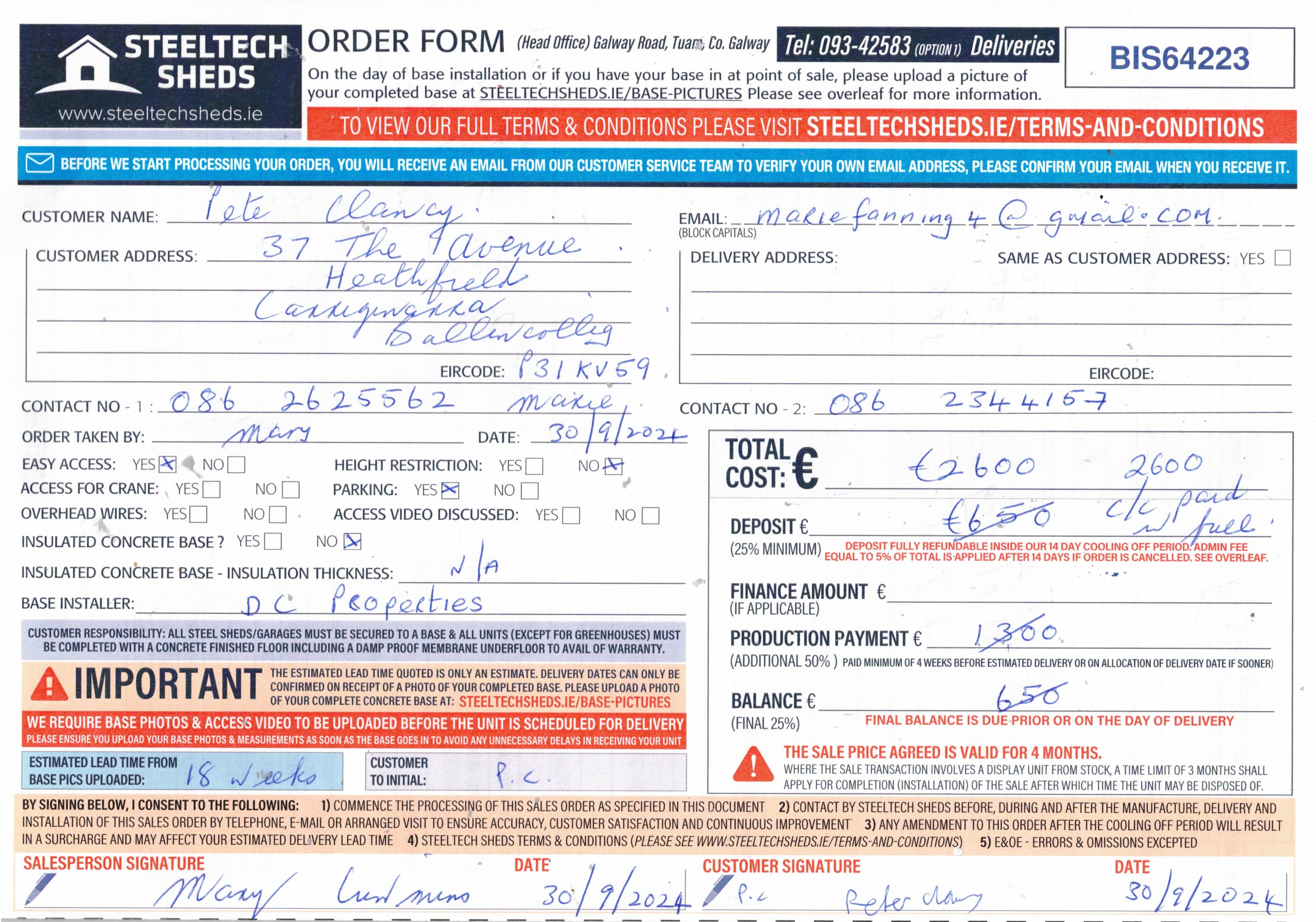 Upload Scanned Order Form - Page 1